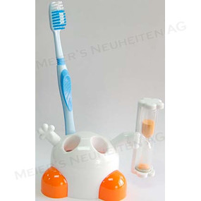 Werbeartikel Zahnbürstenhalter Sanduhr (3 Min.) 