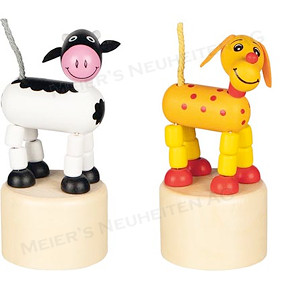 Werbeartikel Holz Wackelfiguren